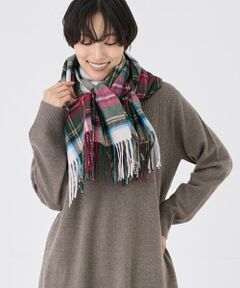 INED / イネド マフラー・ショール・スヌード・ストール | ウールチェックストール