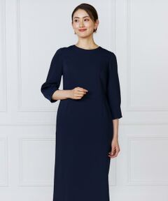 INED / イネド ミニ丈・ひざ丈ワンピース | 《大きいサイズ》ハイウエストワンピース