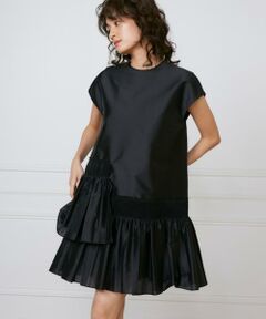 INED / イネド ミニ丈・ひざ丈ワンピース | シャーリングプリーツワンピース《la veille by SUPERIOR CLOSET》