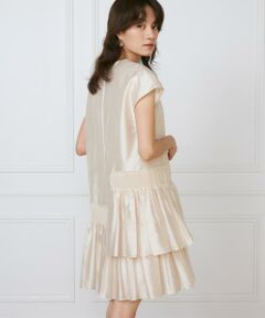 INED / イネド ミニ丈・ひざ丈ワンピース | シャーリングプリーツワンピース《la veille by SUPERIOR CLOSET》