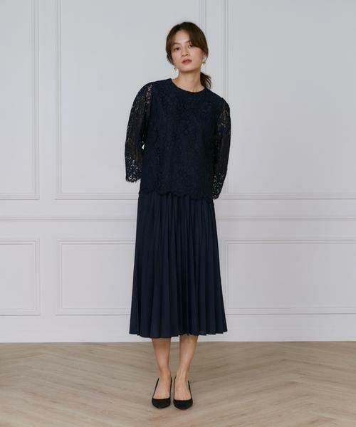 INED / イネド ミニ・ひざ丈スカート | シフォンプリーツスカート | 詳細14