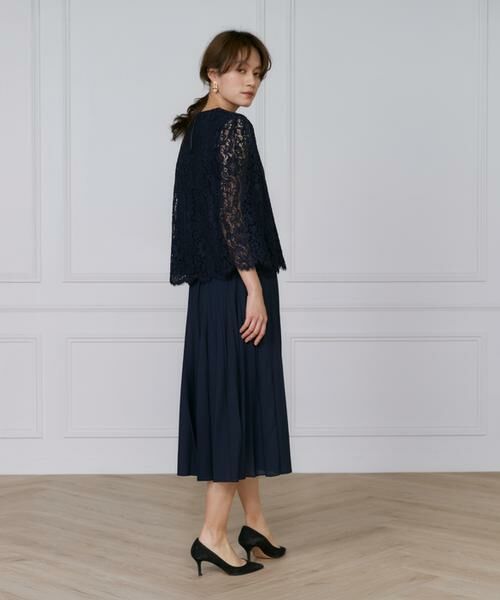 INED / イネド ミニ・ひざ丈スカート | シフォンプリーツスカート | 詳細16