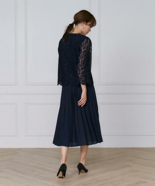 INED / イネド ミニ・ひざ丈スカート | シフォンプリーツスカート | 詳細17