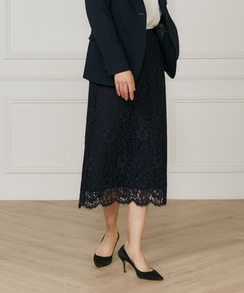 INED / イネド ミニ・ひざ丈スカート | コードレーススカート | 詳細1