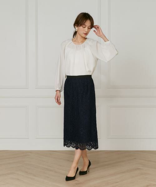 INED / イネド ミニ・ひざ丈スカート | コードレーススカート | 詳細6