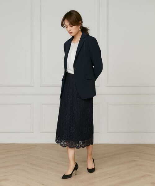 INED / イネド ミニ・ひざ丈スカート | コードレーススカート | 詳細8