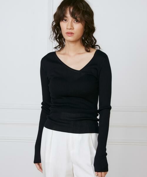 INED / イネド ニット・セーター | シルクリブニット 《la veille by SUPERIOR CLOSET》 | 詳細13