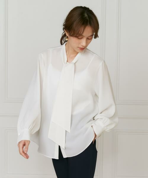 INED / イネド シャツ・ブラウス | ボウタイブラウス | 詳細14