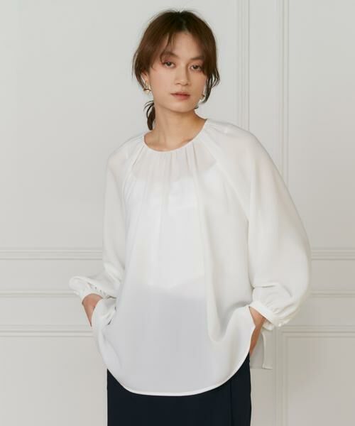 INED / イネド シャツ・ブラウス | タックギャザーブラウス | 詳細14