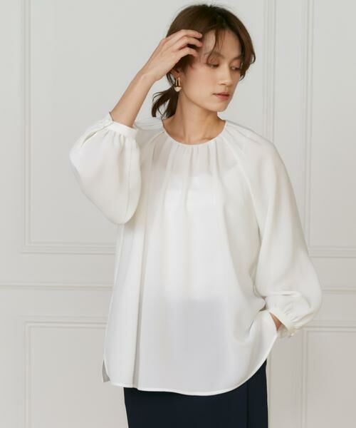INED / イネド シャツ・ブラウス | タックギャザーブラウス | 詳細15
