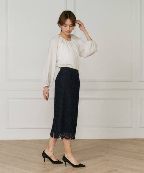 INED / イネド シャツ・ブラウス | タックギャザーブラウス | 詳細4