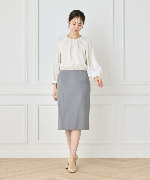 INED / イネド シャツ・ブラウス | タックギャザーブラウス | 詳細9