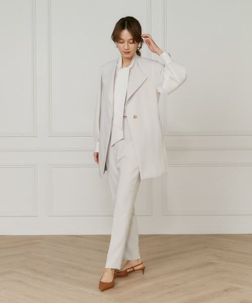 INED / イネド シャツ・ブラウス | 《大きいサイズ》ボウタイブラウス | 詳細10