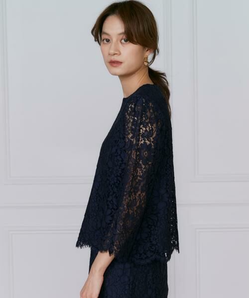 INED / イネド シャツ・ブラウス | 《大きいサイズ》コードレースブラウス | 詳細13