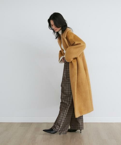 INED / イネド その他アウター | 《大きいサイズ》モヘヤシャギーロングコート《la veille by SUPERIOR CLOSET》 | 詳細12