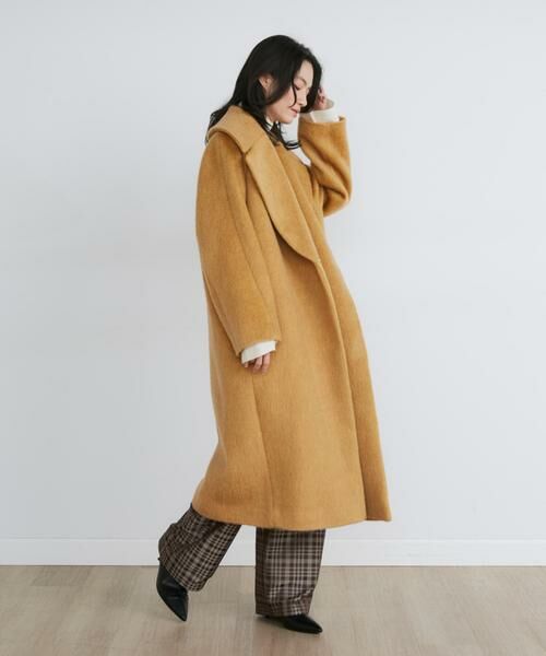 INED / イネド その他アウター | 《大きいサイズ》モヘヤシャギーロングコート《la veille by SUPERIOR CLOSET》 | 詳細13