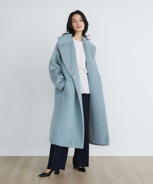 INED / イネド その他アウター | 《大きいサイズ》モヘヤシャギーロングコート《la veille by SUPERIOR CLOSET》 | 詳細5