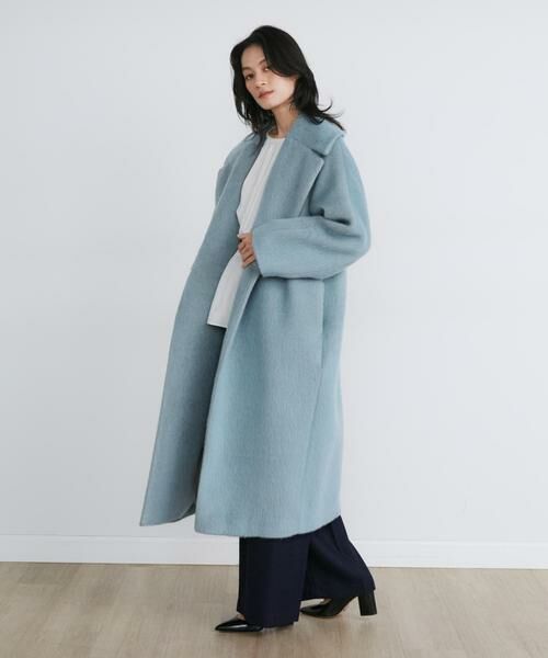 INED / イネド その他アウター | 《大きいサイズ》モヘヤシャギーロングコート《la veille by SUPERIOR CLOSET》 | 詳細6