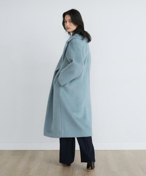 INED / イネド その他アウター | 《大きいサイズ》モヘヤシャギーロングコート《la veille by SUPERIOR CLOSET》 | 詳細7