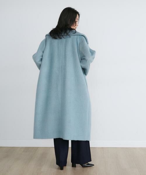 INED / イネド その他アウター | 《大きいサイズ》モヘヤシャギーロングコート《la veille by SUPERIOR CLOSET》 | 詳細8