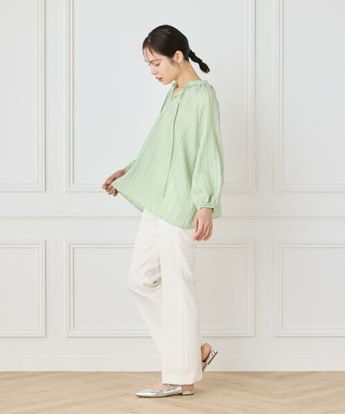 INED / イネド その他パンツ | 《大きいサイズ》美脚セミフレアパンツ | 詳細10