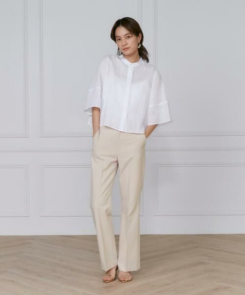 INED / イネド その他パンツ | 《大きいサイズ》美脚セミフレアパンツ | 詳細2