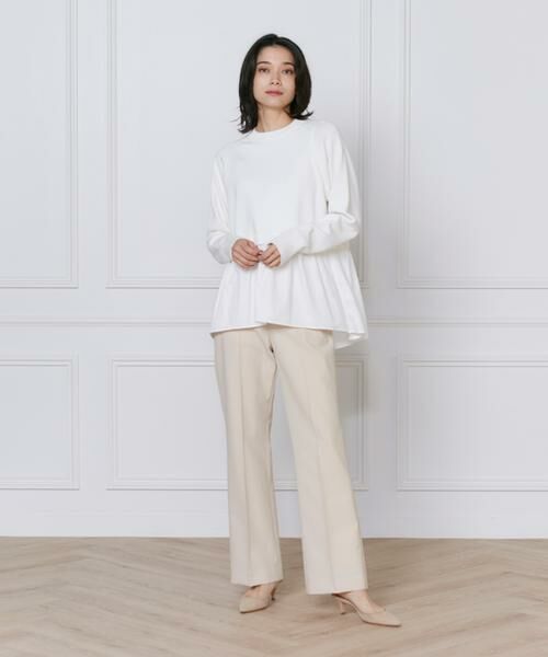 INED / イネド その他パンツ | 《大きいサイズ》美脚セミフレアパンツ | 詳細5
