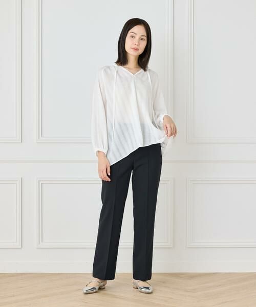 INED / イネド その他パンツ | 《大きいサイズ》美脚セミフレアパンツ | 詳細7