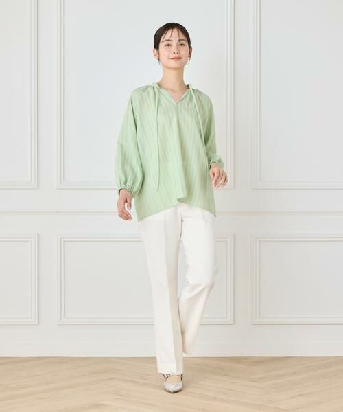 INED / イネド その他パンツ | 《大きいサイズ》美脚セミフレアパンツ | 詳細9