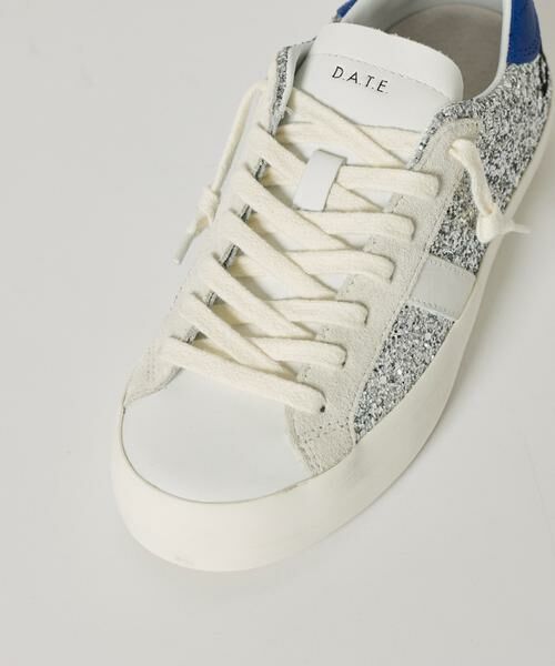 INED / イネド スニーカー | HILL LOW GLITTER SILVER《D.A.T.E.》 | 詳細6