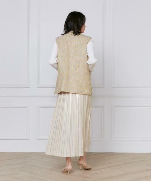 INED / イネド ベスト | 《大きいサイズ》ツイードジレ《Lanificico Campore》 | 詳細4