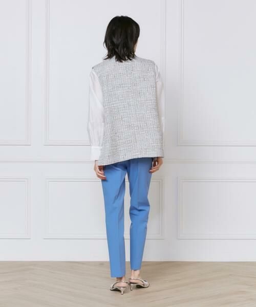 INED / イネド ベスト | 《大きいサイズ》ツイードジレ《Lanificico Campore》 | 詳細7