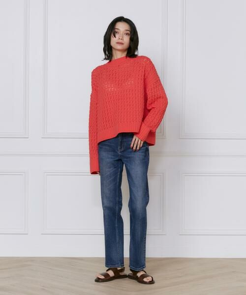 INED / イネド ニット・セーター | メッシュ柄ニットプルオーバー《YVON》 | 詳細6
