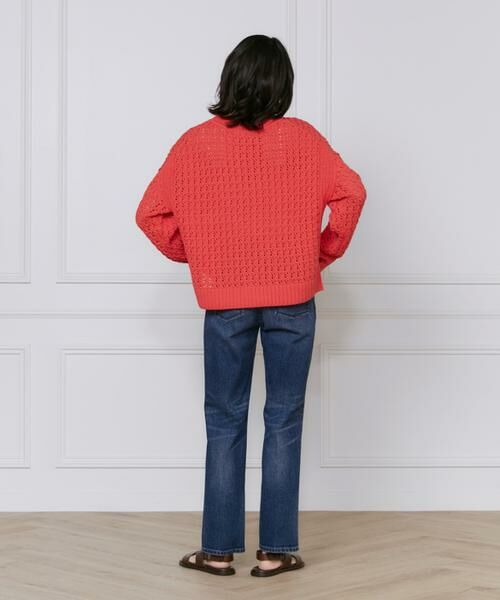 INED / イネド ニット・セーター | メッシュ柄ニットプルオーバー《YVON》 | 詳細8