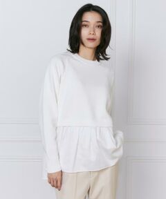 INED / イネド ニット・セーター | 《大きいサイズ》ドッキングニット