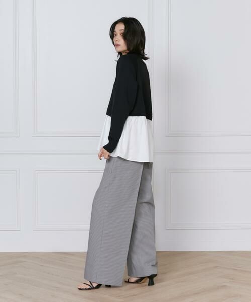 INED / イネド ニット・セーター | 《大きいサイズ》ドッキングニット | 詳細11