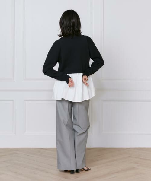 INED / イネド ニット・セーター | 《大きいサイズ》ドッキングニット | 詳細12