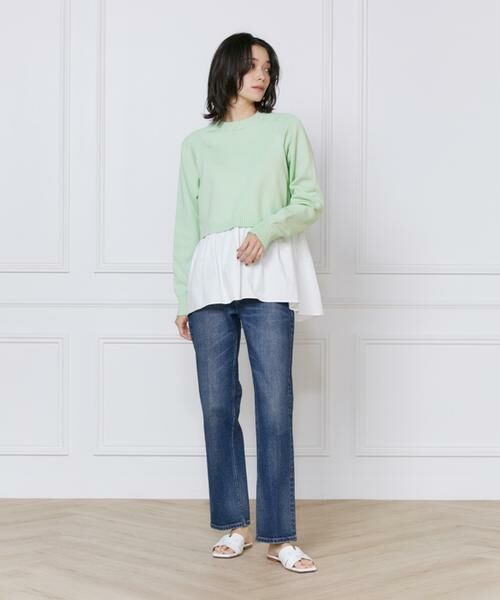 INED / イネド ニット・セーター | 《大きいサイズ》ドッキングニット | 詳細2