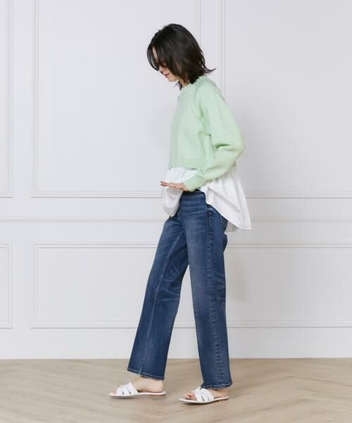 INED / イネド ニット・セーター | 《大きいサイズ》ドッキングニット | 詳細4