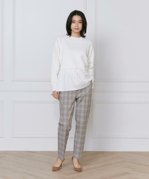 INED / イネド ニット・セーター | 《大きいサイズ》ドッキングニット | 詳細8