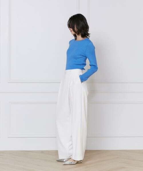 INED / イネド ニット・セーター | 《大きいサイズ》シアードッキングリブニット | 詳細11