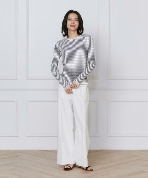 INED / イネド ニット・セーター | 《大きいサイズ》シアードッキングリブニット | 詳細15