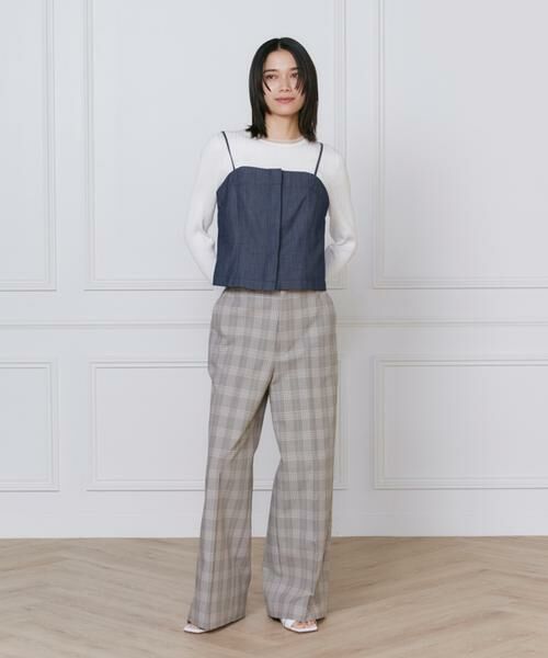 INED / イネド ニット・セーター | 《大きいサイズ》シアードッキングリブニット | 詳細5