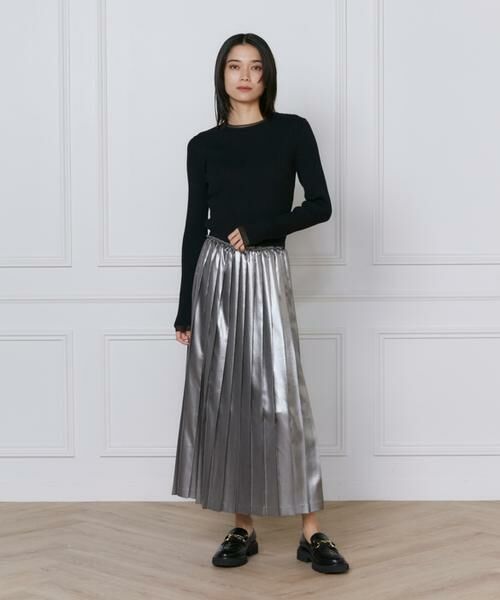 INED / イネド ニット・セーター | 《大きいサイズ》シアードッキングリブニット | 詳細7