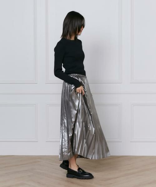 INED / イネド ニット・セーター | 《大きいサイズ》シアードッキングリブニット | 詳細9