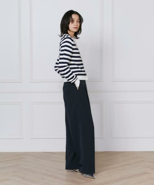 INED / イネド カーディガン・ボレロ | ボーダー柄カーディガン | 詳細3