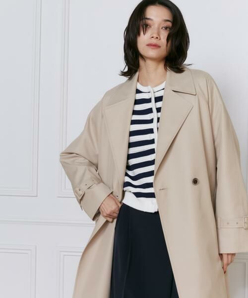 INED / イネド カーディガン・ボレロ | 《大きいサイズ》ボーダー柄カーディガン | 詳細12