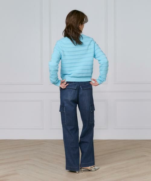 INED / イネド カーディガン・ボレロ | 《大きいサイズ》ボーダー柄カーディガン | 詳細22