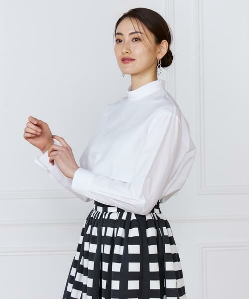 INED / イネド シャツ・ブラウス | プリーツカラーブラウス | 詳細13