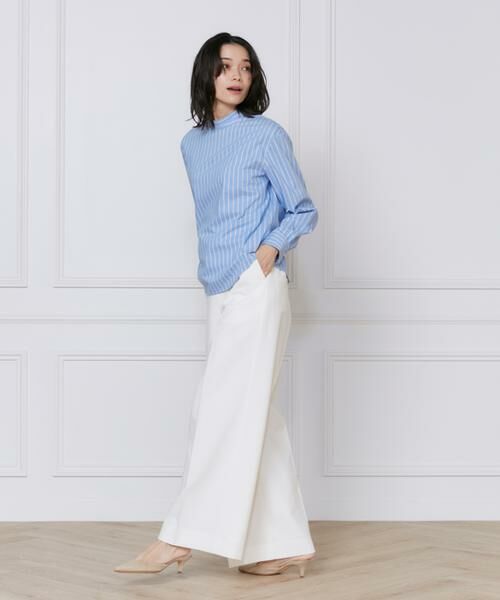 INED / イネド シャツ・ブラウス | プリーツカラーブラウス | 詳細3